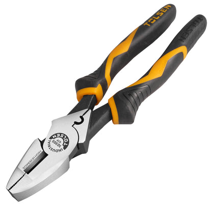TOL10305 - High leverage side cutting Plier  W/ Fish Tape Puller & Crimper