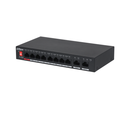 10-Port Unmanaged Desktop Switch with 8 Port PoE - Image 1