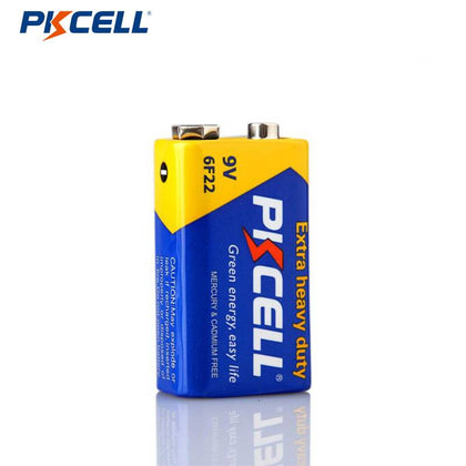 PKCELL 6F22 9V Carbon Battery Extra Heavy Duty Battery - Image 2
