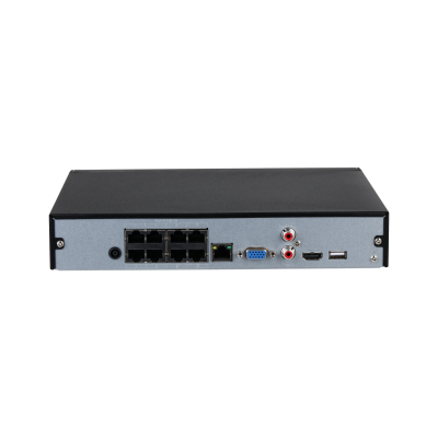 8 Channel Compact 1HDD 1U 8PoE Network Video Recorder - Image 1