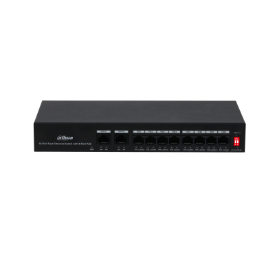 10-Port Fast Ethernet Switch with 8-Port PoE - Image 1