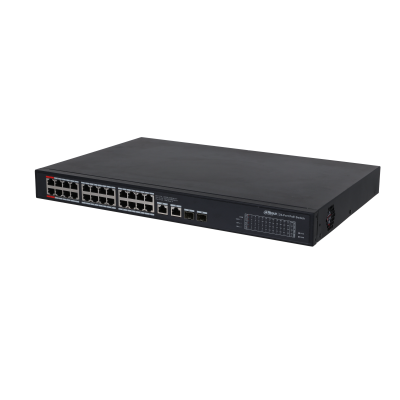 28-Port Unmanaged Gigabit Switch with 24-Port PoE - Image 2