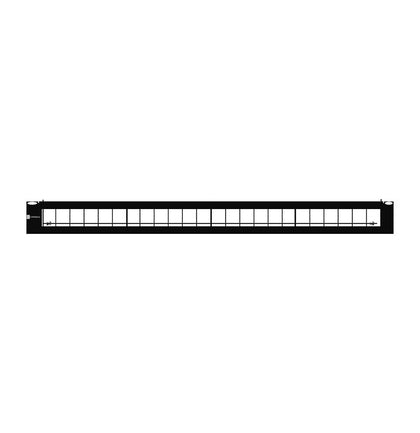 Cat5e/Cat 6 24 Port Empty Rack Mount Patch Panel - Image 2