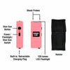 SABRE 2-IN-1 STUN GUN WITH FLASHLIGHT & BELT HOLSTER, 2.762 MICROCOULOMBS (ΜC) CHARGE, 120 LUMENS