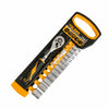 TOL15150 - 14pcs 1/4" ratchet handle with sockets set (INDUSTRIAL)