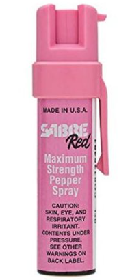 POCKET UNIT W/CLIP PINK PEPPER SPRAY - Image 1