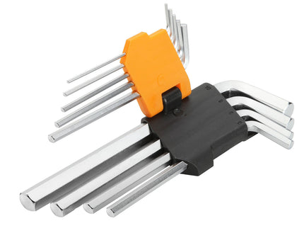 TOL20048 - 9Pcs long arm hex key set