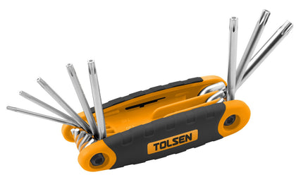 TOL20069 - 8Pcs folding torx key set