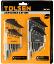 TOL20094 - 36Pcs Inch & Metric Hex Key Set