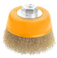 TOL77503 - Cup wire brush with nut (INDUSTRIAL)