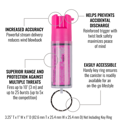 NBCF PINK KEY RING SMALL CLAM 54 oz - Image 2