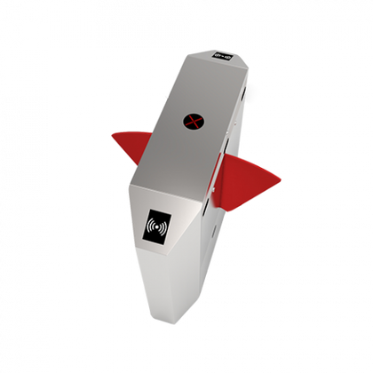 Flap Barrier Turnstile for additional Lane (w/ controller and fingerprint & RFID reader) FBL2222 