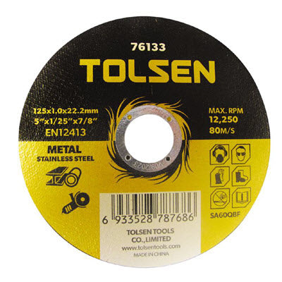 TOL76102 - Flat cutting-off wheel (metal and stainless steel)