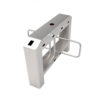 swing barrier turnstile entrance control RFID and fingerprint reader ZKTeco SBTL3200