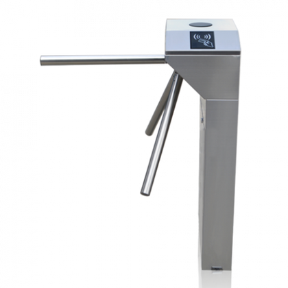 Single-lane tripod turnstile RFID and fingerprint reader entrance control TS1022
